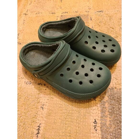 Classic Teal Winter Rubber‎ Slip-on Clogs with Plush Lined Footbed Womens 11 - Picture 4 of 7